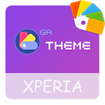 Cover Image of ดาวน์โหลด Theme XPERIA ON™ | Be Purple -  APK