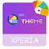 Theme XPERIA ON| Be Purple