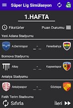 Türkiye Süper Lig Simülasyon (2021 - Fikstürler) screenshot thumbnail