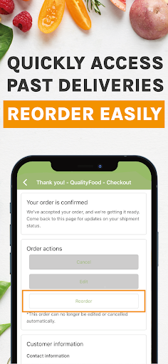 QualityFood: Grocery Delivery Screen 2