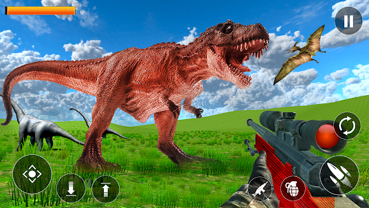 Dinosaur Hunter Shooting Game