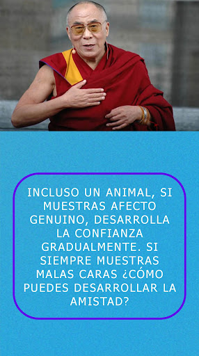 Android application Dalai Lama frases screenshort