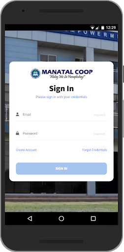 Android application Manatal Coop Member App screenshort