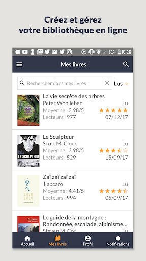 Babelio, ma bibliothèque en ligne - v0.66
