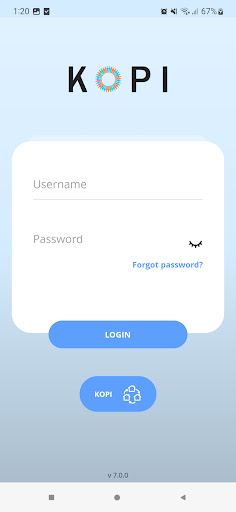 Android application Koperasi Kopi screenshort