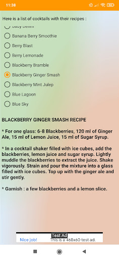 Mocktail Maker Screen 3