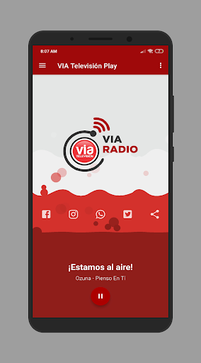 VIA Televisión Play Screen 3