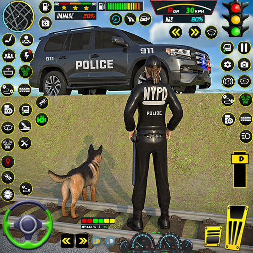 American Police Car Simulator logo
