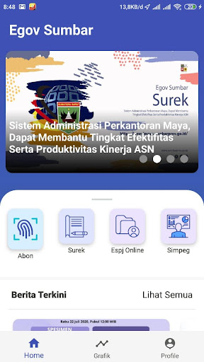 Dashboard Sumbar Screen 2
