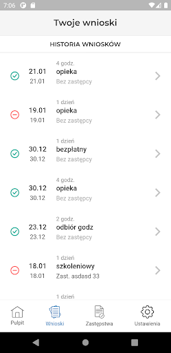jestUrlop.pl Screen 3