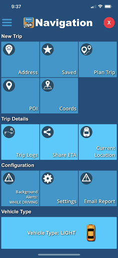 Android application Santos FieldNav 2.0 screenshort
