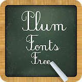 Plum Fonts Free icon