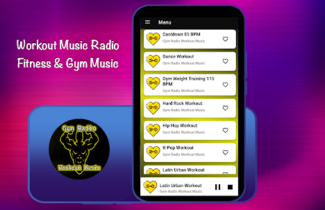 Gym radio - workout music app