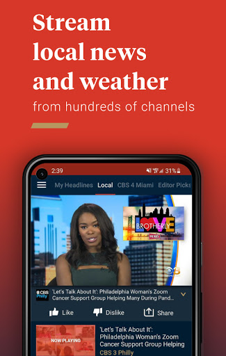 Haystack News: Local & World TV News - Free 3.95 APK screenshots 1