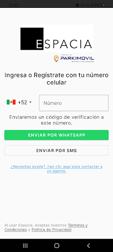 Android application Espacia screenshort