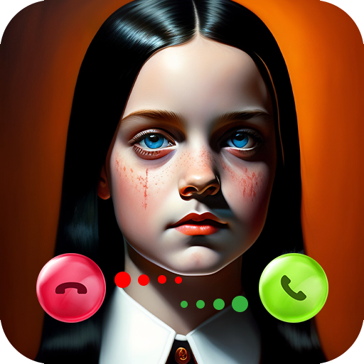 Wednesday addams fake call apps on google play
