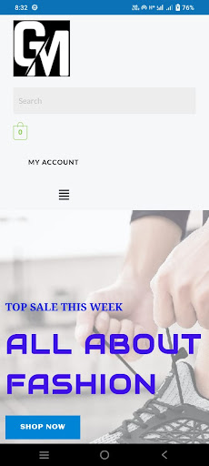 Android application Ganjir Mart screenshort