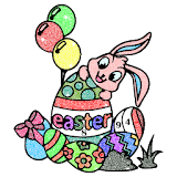 Adult Easter Eggs Glitter Color By Number Free icon