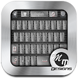 Metal GO Keyboard Emoji Theme icon