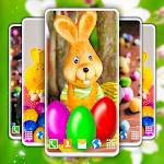 Cover Image of Unduh Easter Bunny Live Wallpaper  APK