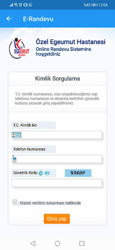 Özel Egeumut Hastanesi Screen 2