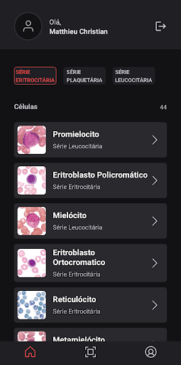 Android application Hematoscan screenshort