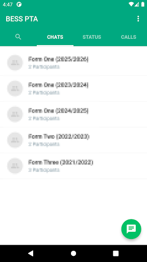 BESS PTA App Screen 3