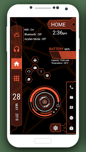 Screenshot of Strip Hi-tech Launcher 2025