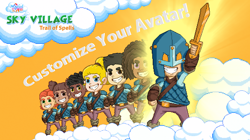 SKY VILLAGE - Trail of Spells Screen 2