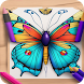 蝶の塗り絵 - Androidアプリ