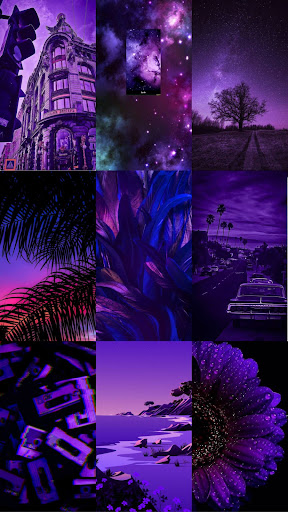 Android application Purple Wallpaper screenshort