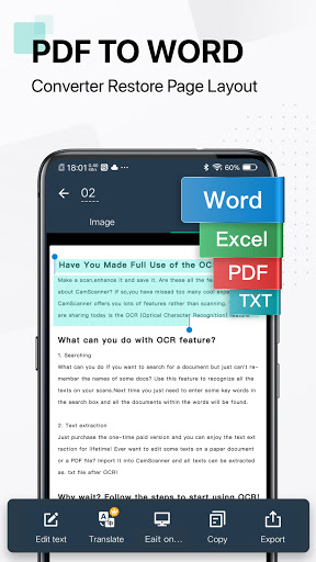 CamScanner - Aplicación de escáner de PDF gratuita