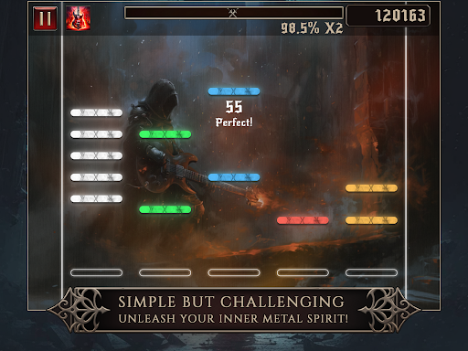Rhythmetallic: Rock Guitar Tap - Music - games