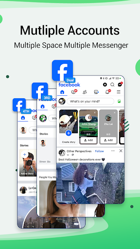 Screenshot of Dual App - Multiple Accounts