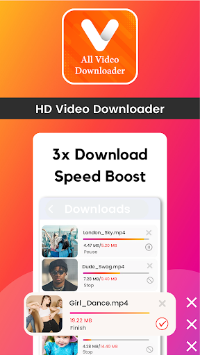 Android application All Video Downloader screenshort