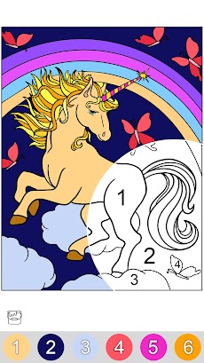 Unicorn Glitter Coloring Pagesのおすすめ画像1