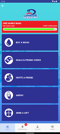 The Wave Car Wash Screen 2