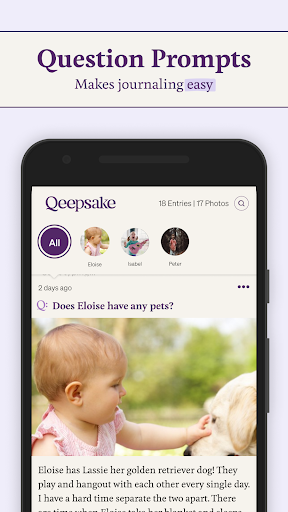 Qeepsake Family and Baby Book