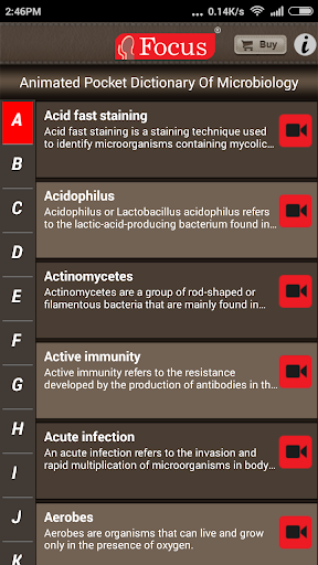Microbiology Dictionary Screen 2