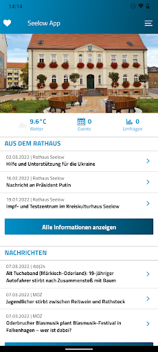 Seelow App Screen 2