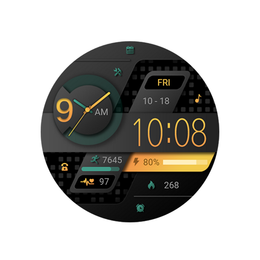 Bright Yellow For Wear OS logo