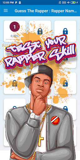 Guess the rapper quiz Screen 2