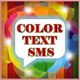 Color text sms+whatsapp sms icon