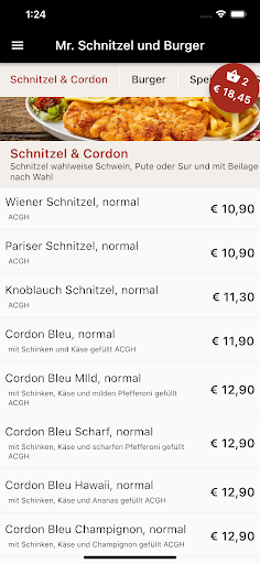 Mr. Schnitzel und Burger Screen 3