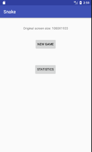 Android application Snake screenshort