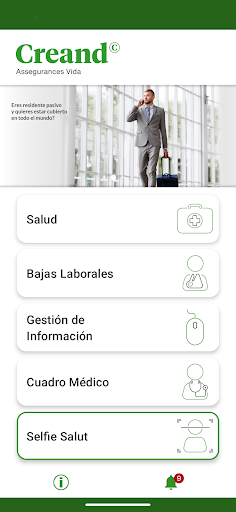 Vista previa de la aplicación