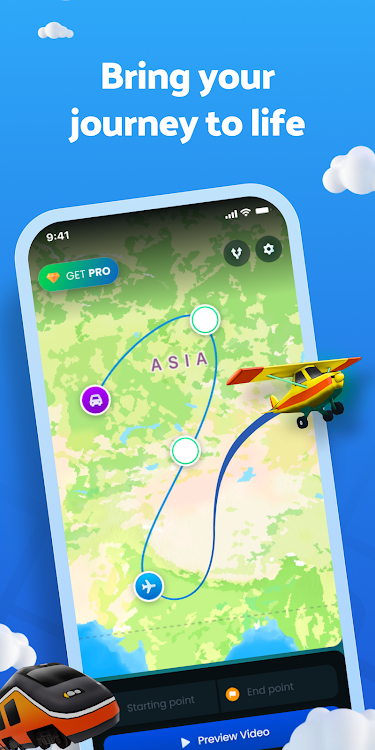 TravelAnimator・Journey Route - 3.1.7 - (Android)