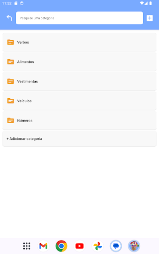 Word Storage - Idiomas