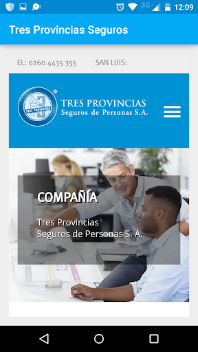TresProv Móvil Screen 2