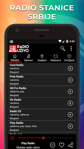 Android application Radio Uživo - Radio Stanice FM screenshort